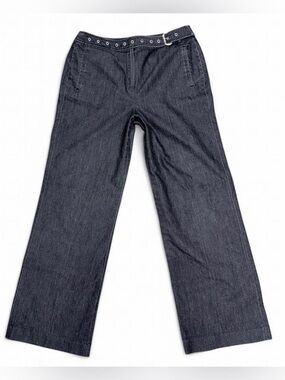 Larry Levine Black Stretch Denim Trousers